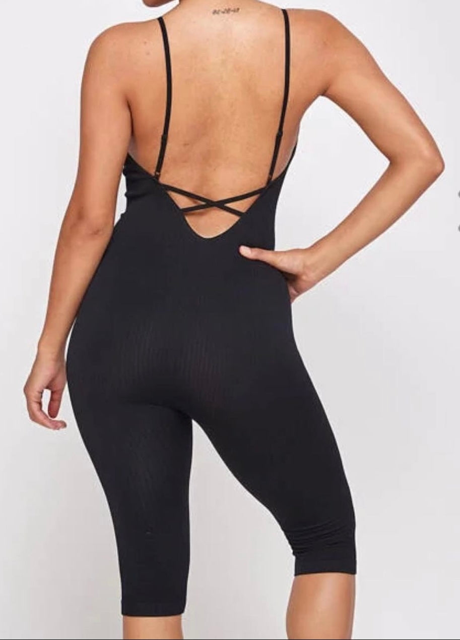 Briana romper in black