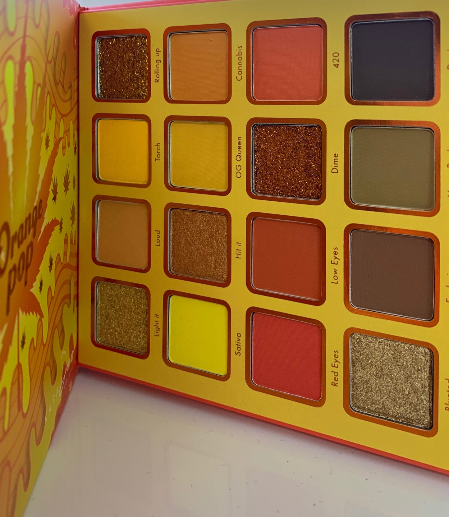 orange Makeup Palette