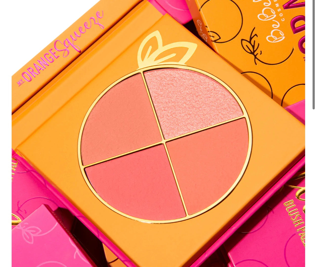 Orange Squeeze Blush Quad