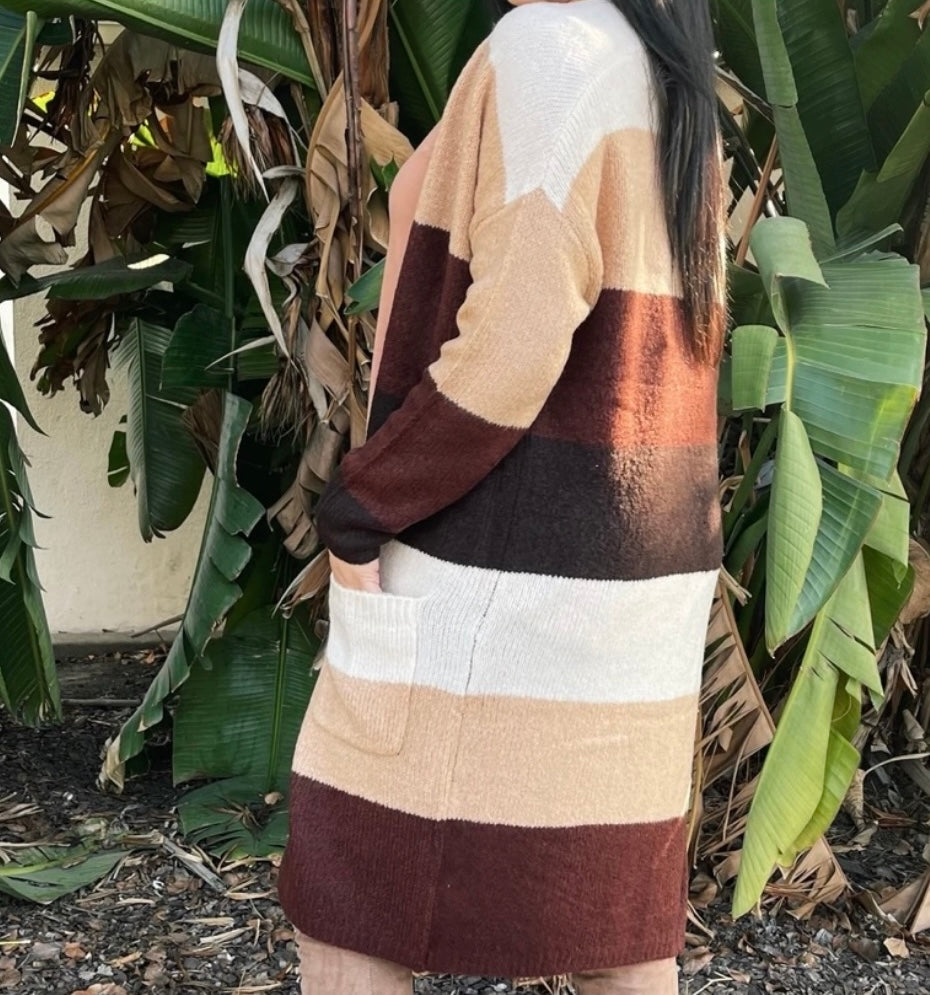 Brown/Nude Cardigan