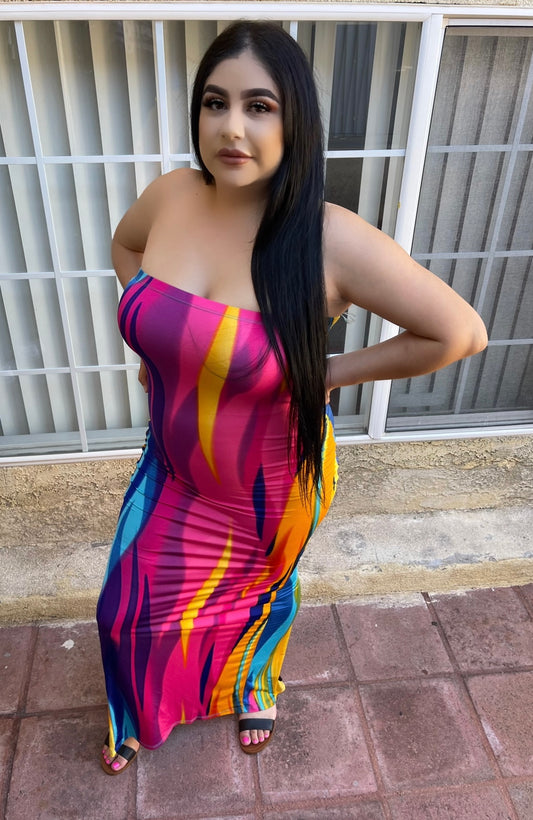 Colorful Long Dress